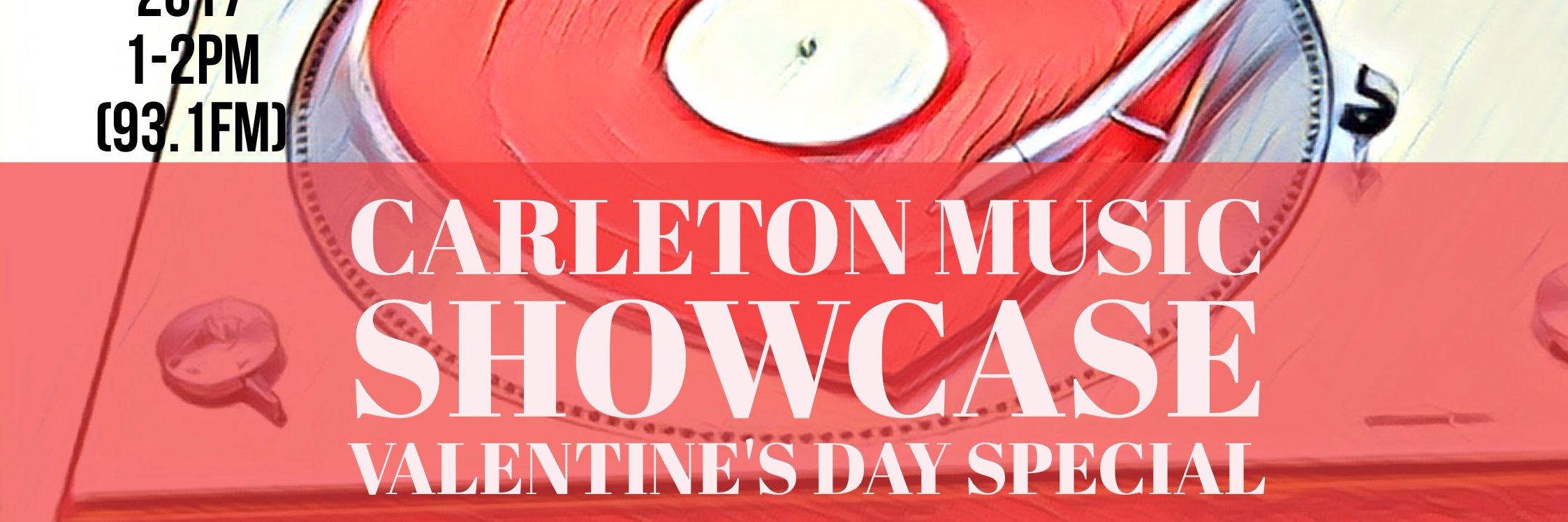 CU Music Showcase banner