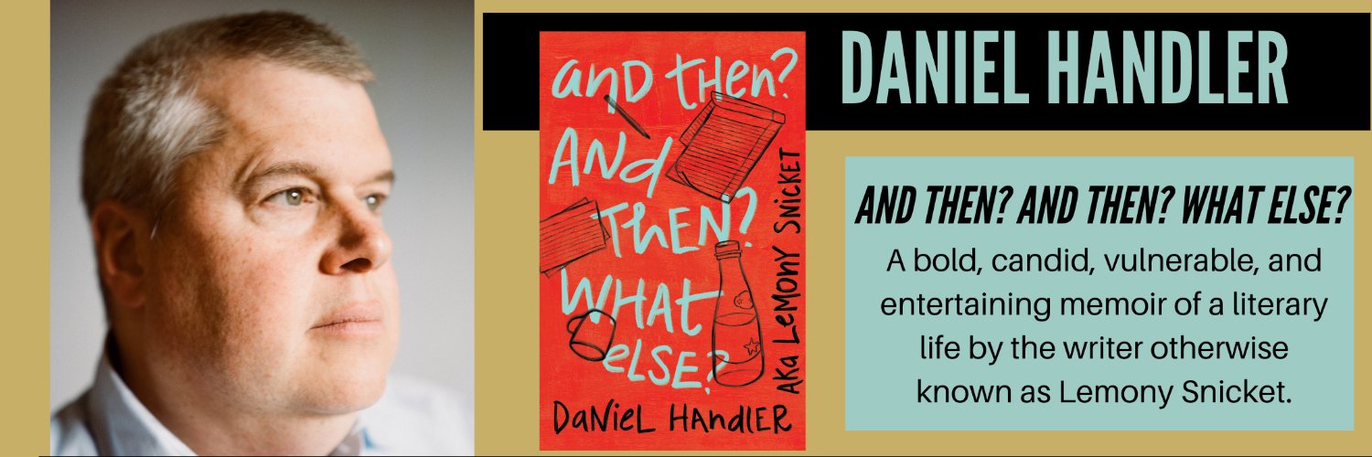 Daniel Handler's banner
