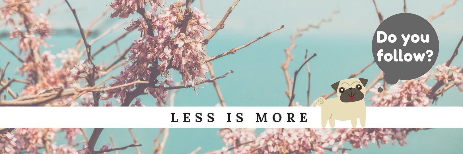 M I N I M A L I S M banner