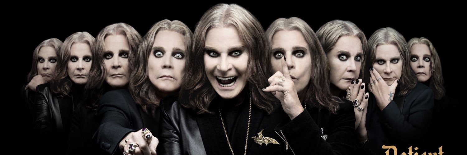 Ozzy Osbourne's banner