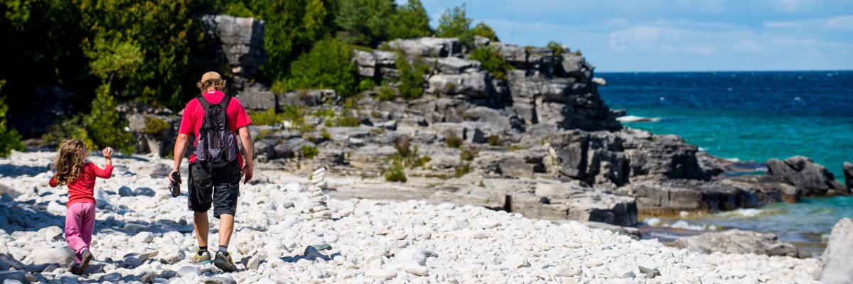 Parc national de la Péninsule-Bruce, Parcs Canada banner
