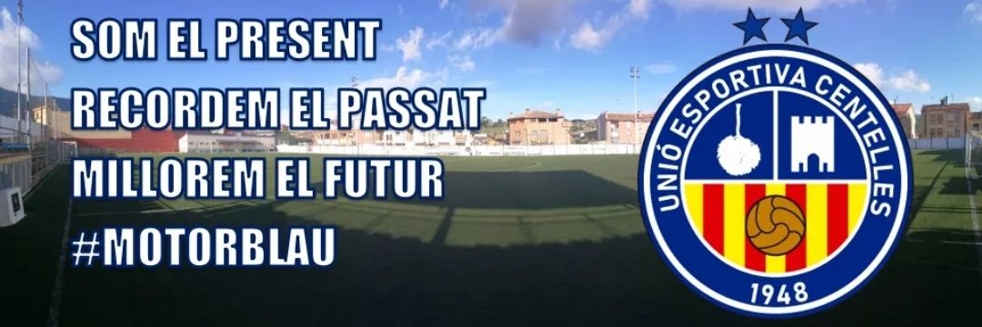 UE Centelles #motorblau banner