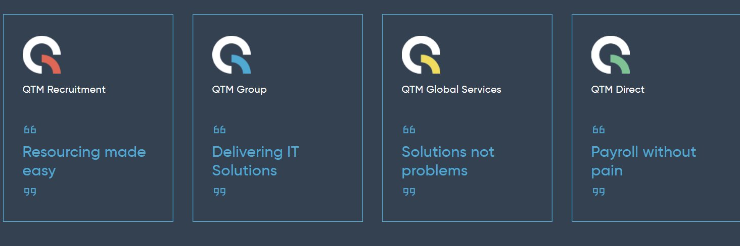 QTM Global Services  banner