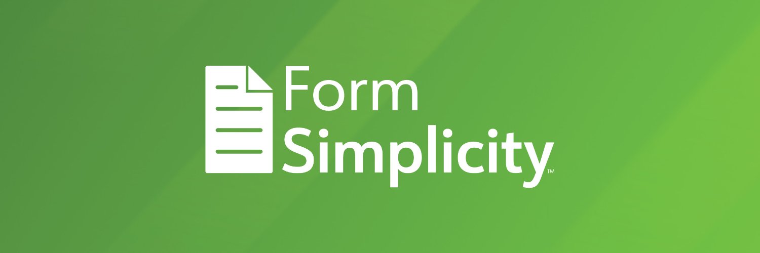 Form Simplicity banner