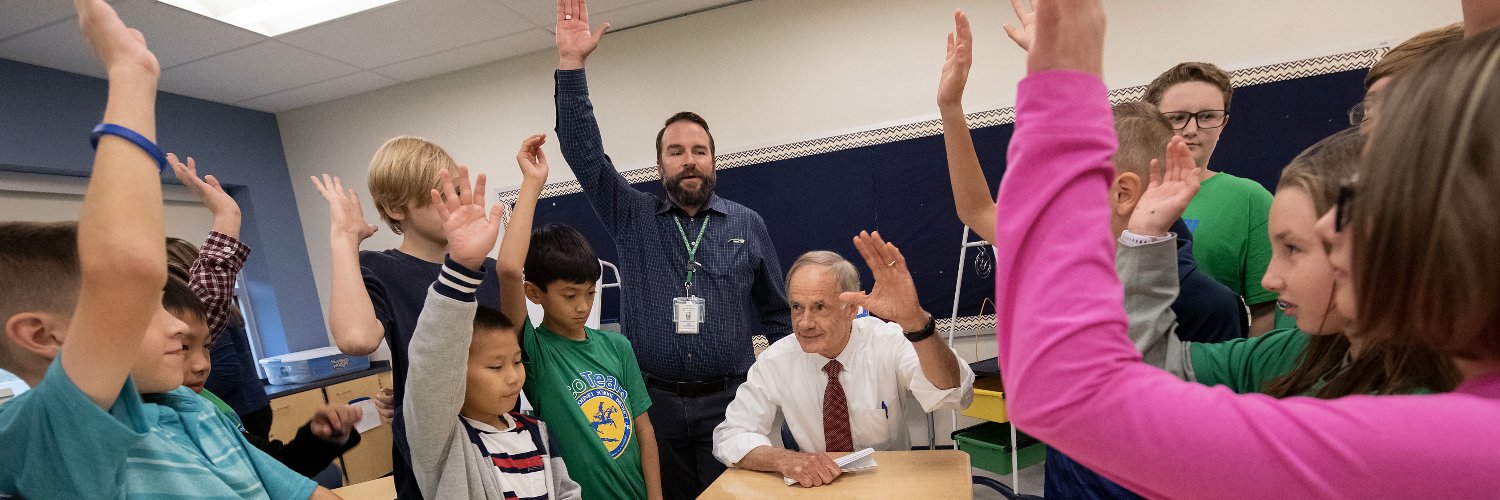 Senator Tom Carper banner
