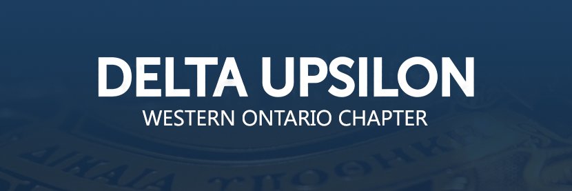 Delta Upsilon UWO banner