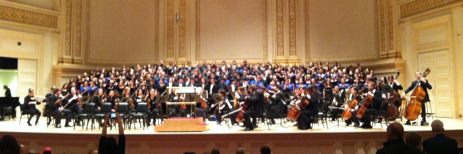 Novi High School Choir banner