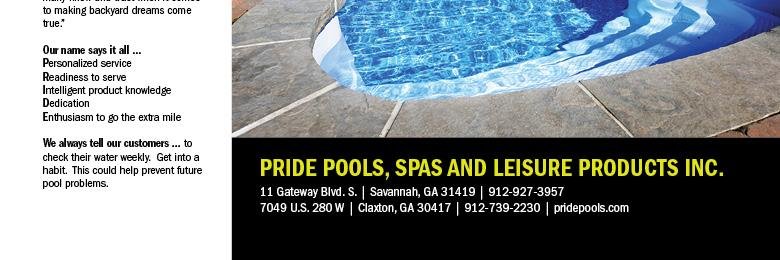 Pride Pools, Spas & Leisure Products Inc. banner