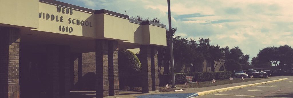 Webb Middle School banner