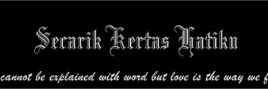 Secarik Kertas banner