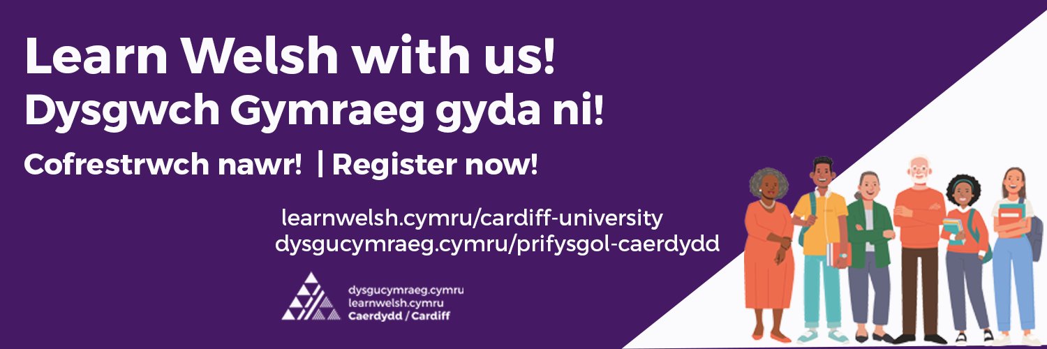 Learn Welsh Cardiff | Dysgu Cymraeg Caerdydd banner