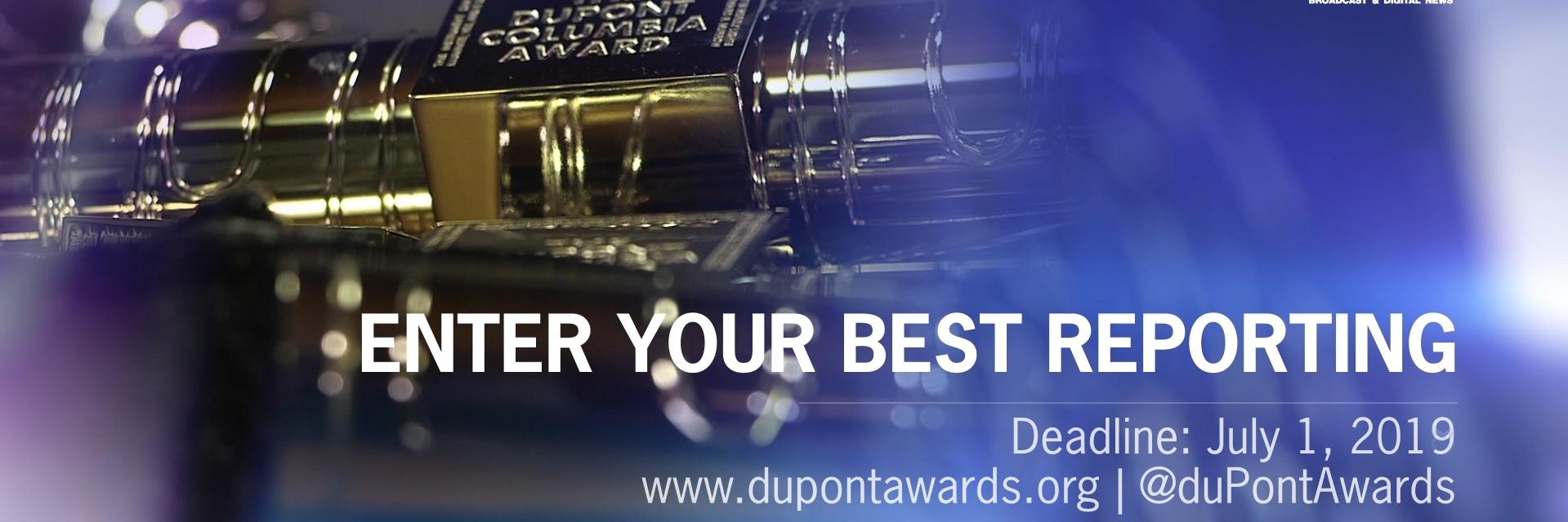 The duPont-Columbia Awards banner