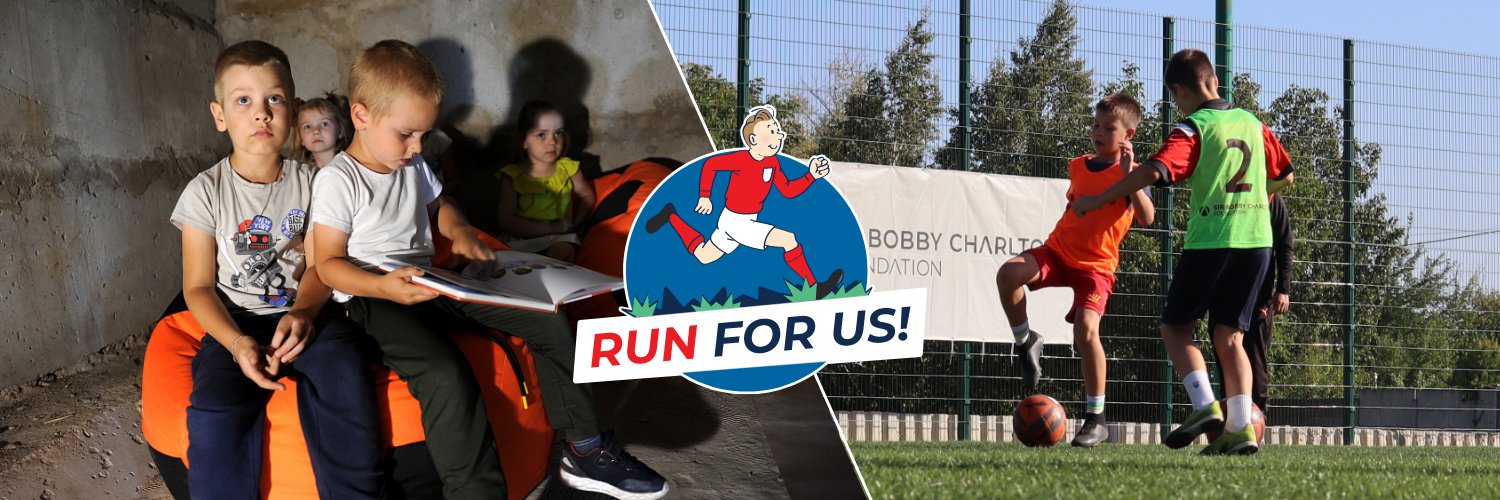 The Sir Bobby Charlton Foundation banner