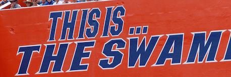 The Great Swami-Gator banner