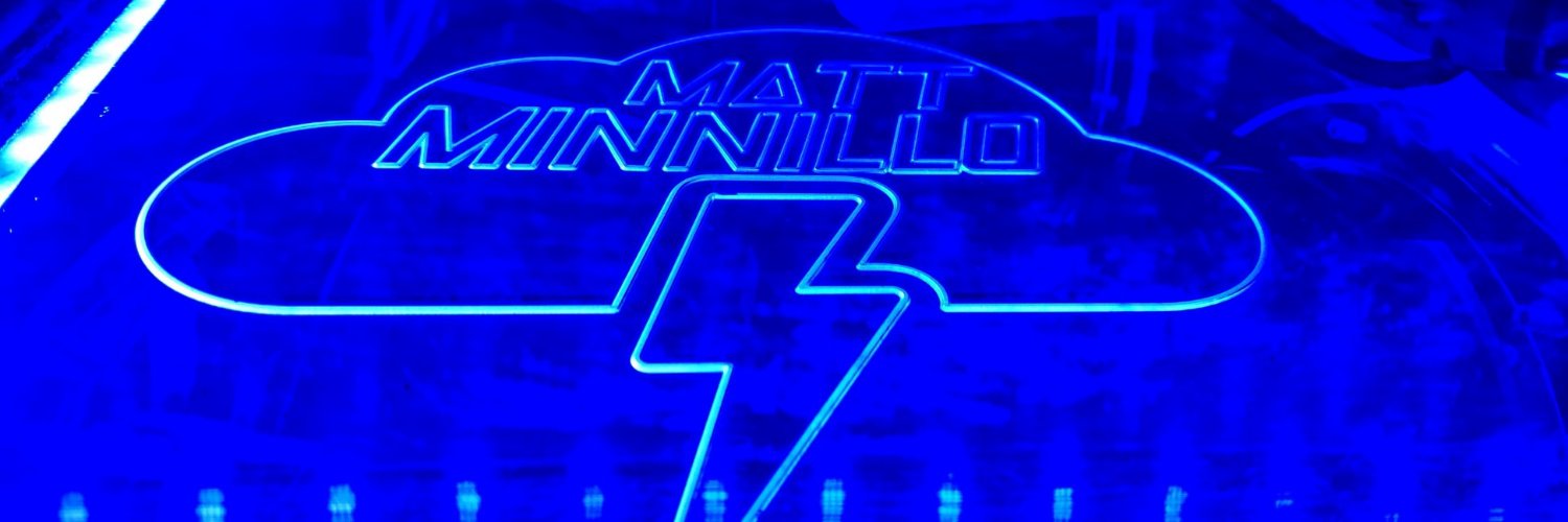 Matt Minnillo and Blue Thunder's banner
