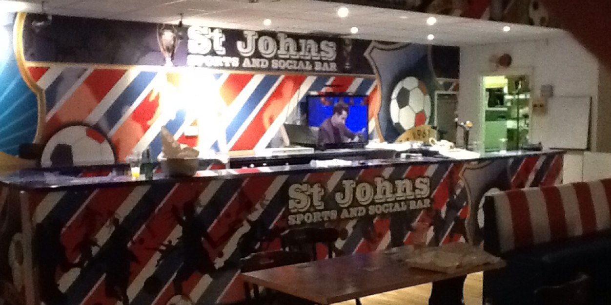 st johns sports bar banner