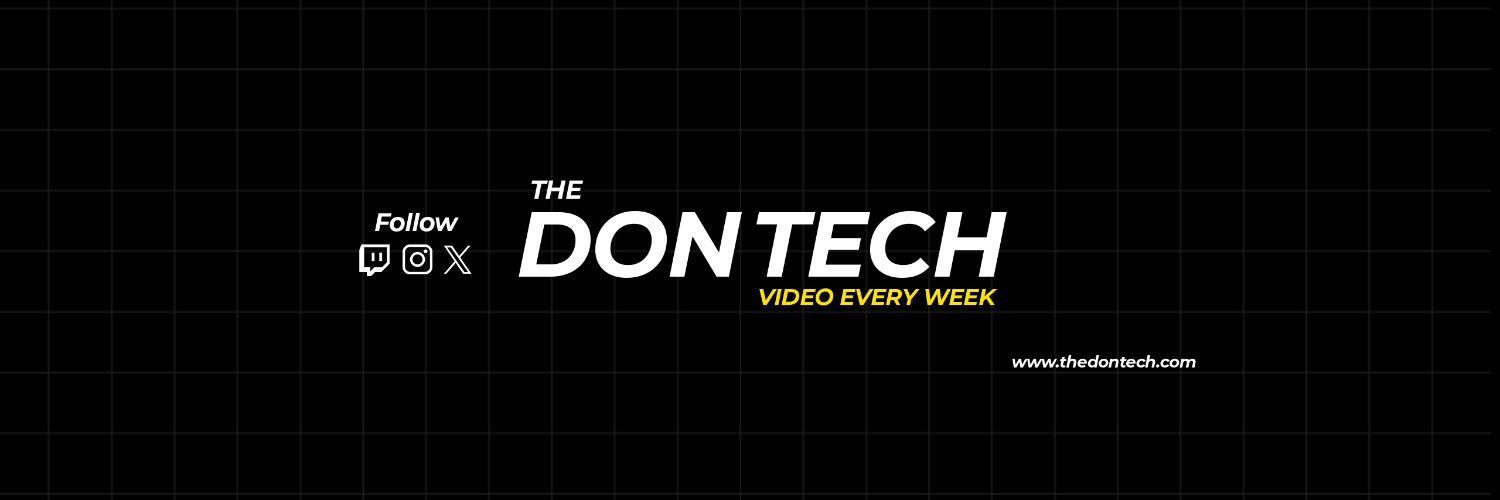 TheDonTech's profile banner image