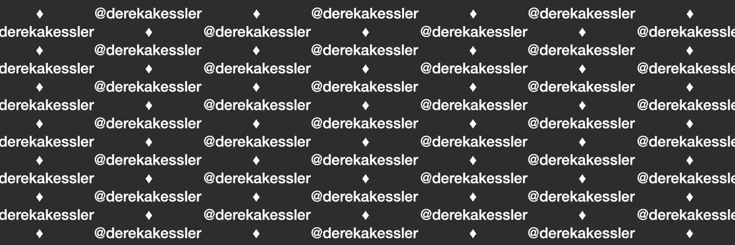 Derek Kessler banner