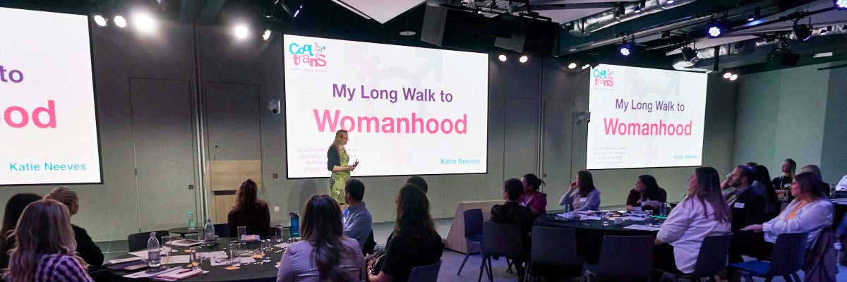 Katie Neeves - @cool2btrans.bsky.social banner