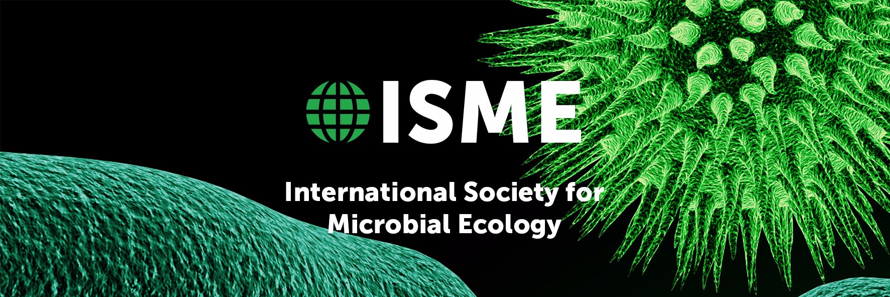 ISME - International Society for Microbial Ecology's banner