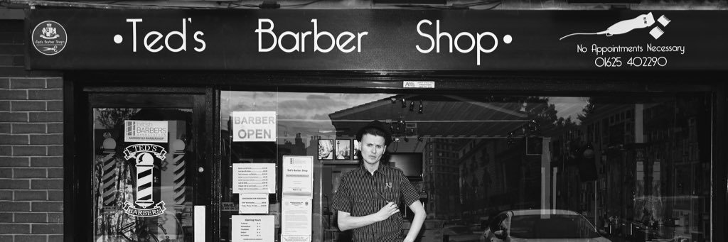 Teds barber shop banner