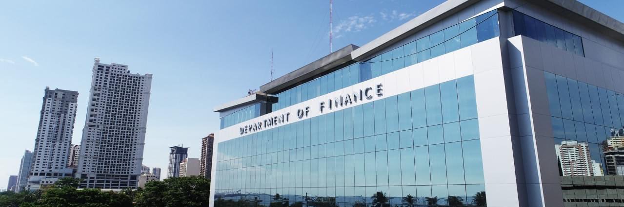 Department of Finance banner