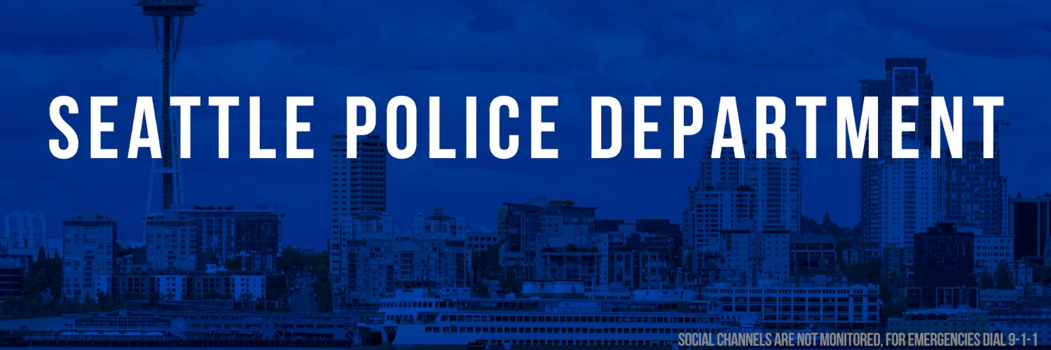 Seattle Police Department's banner