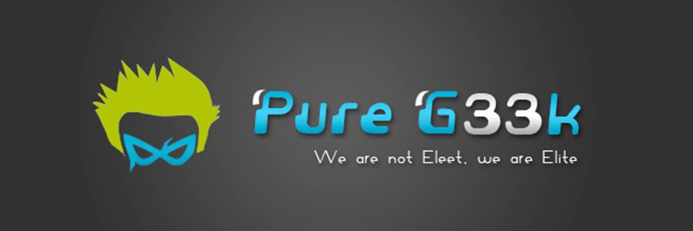 PureG33k's profile banner image