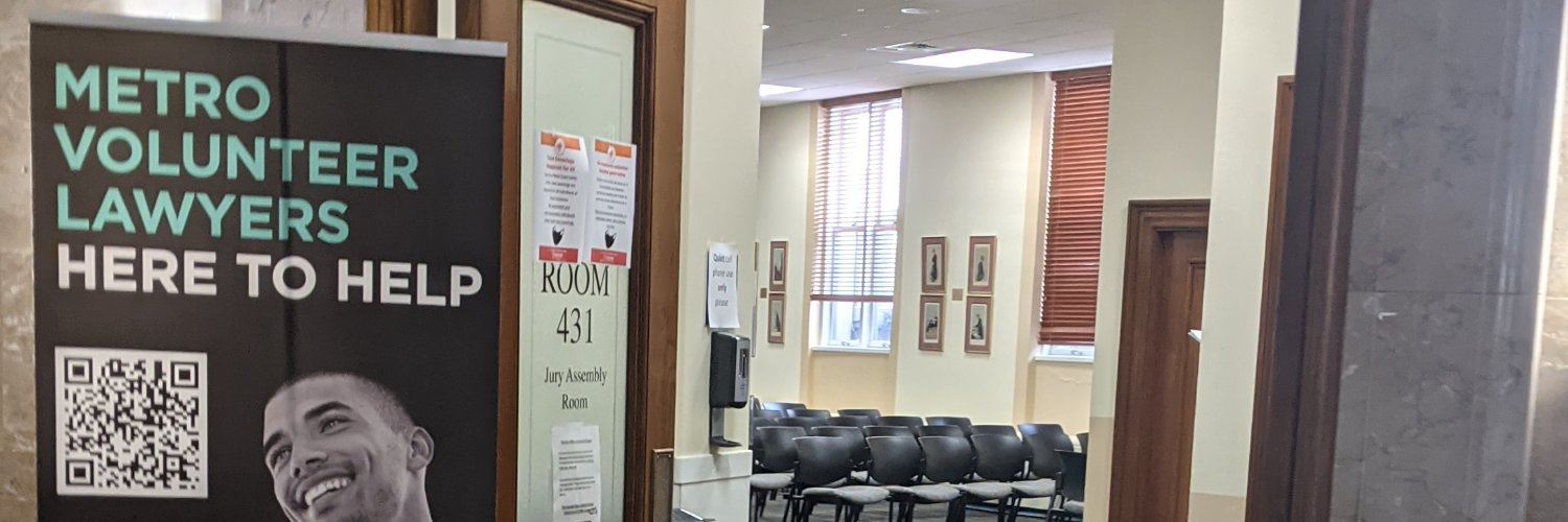 Metro Volunteer Lawyers banner