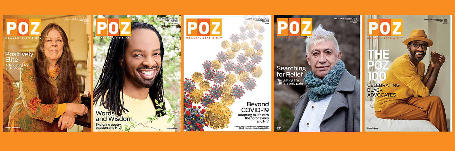 POZ Magazine's banner