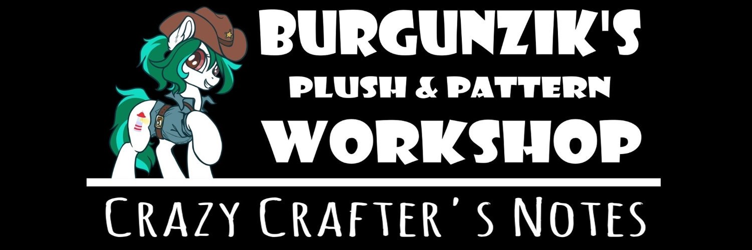 Burgunzik's ♡plush & pattern♡ Workshop banner