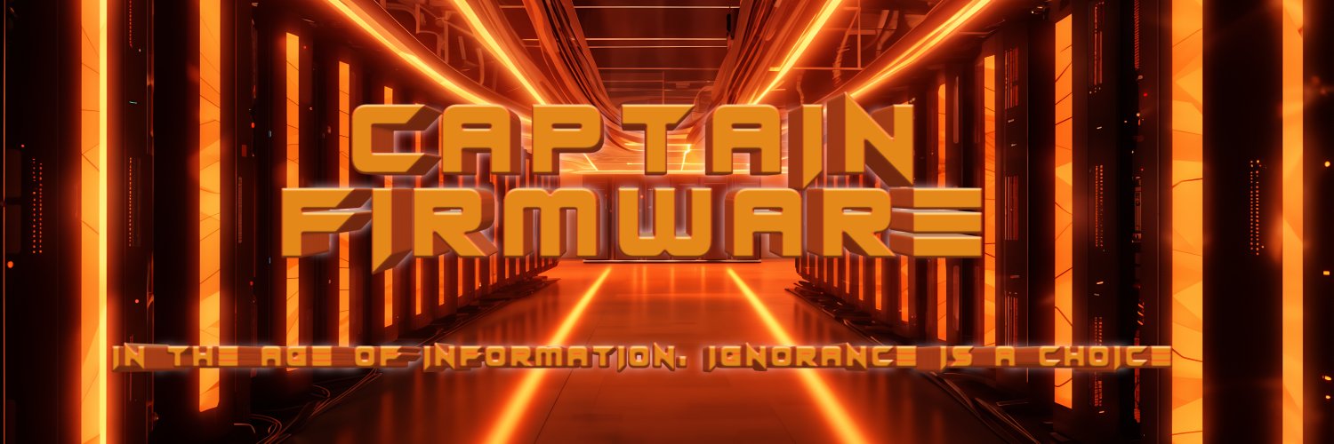 Captain Firmware 🌱Ⓥ ₿ banner