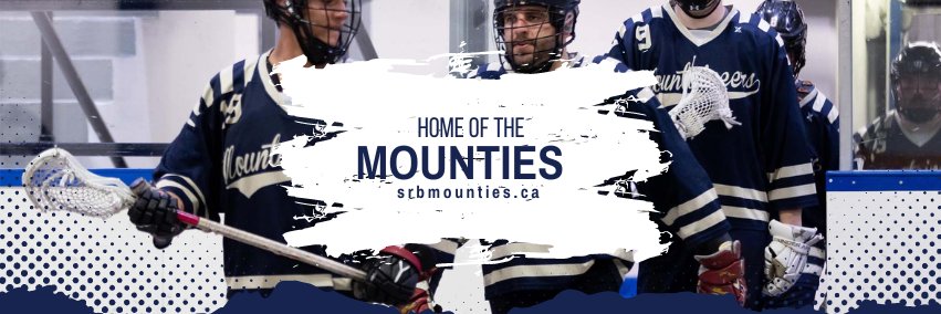 Mounties Lacrosse Club banner