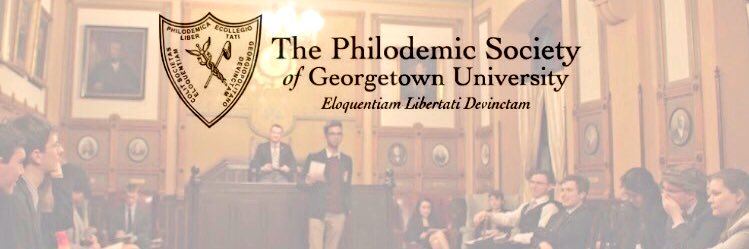 Philodemic Society banner