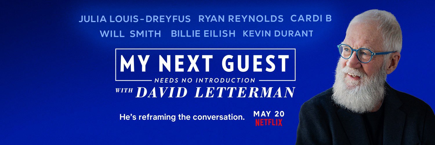 David Letterman banner