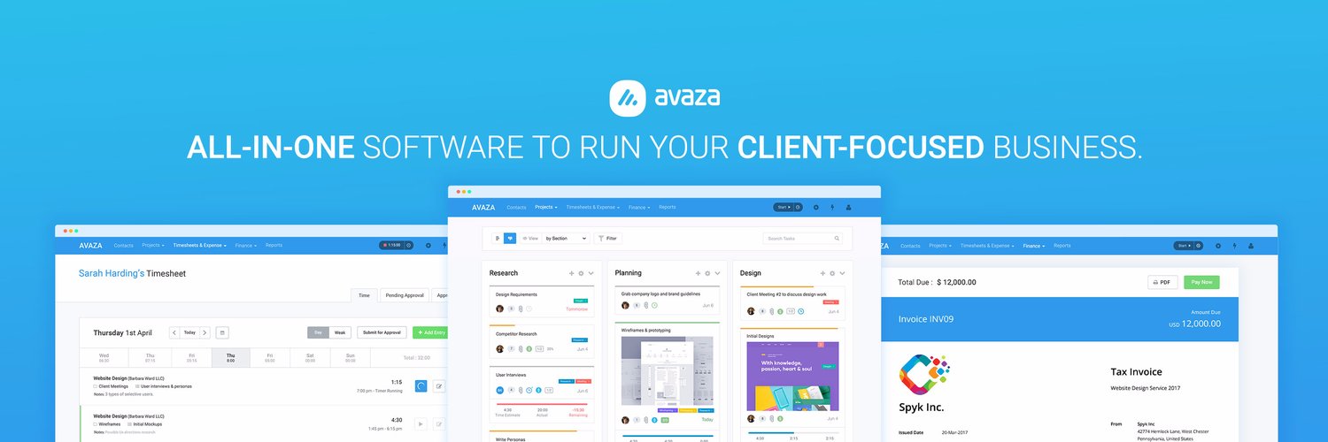 Avaza Profile Banner