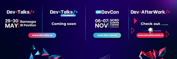 DevTalksRo Profile Banner