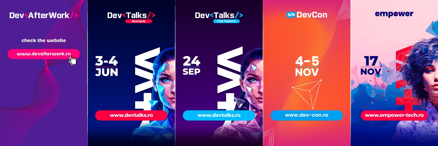 @DevTalksRo banner