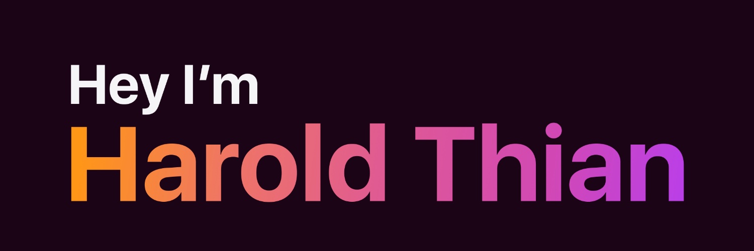Haroldthian11's profile banner image