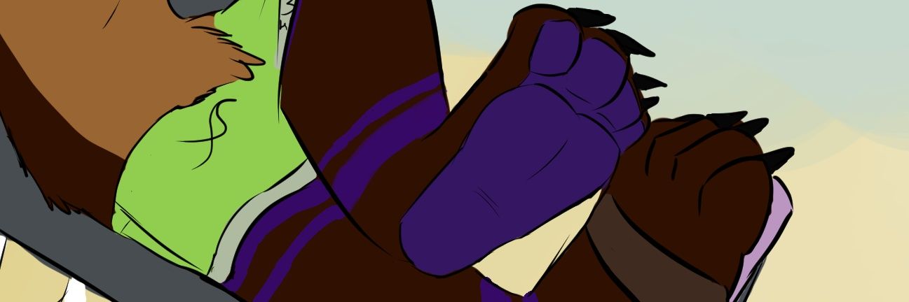 Just a plague bear | 🐻🌻🏳️‍🌈 banner