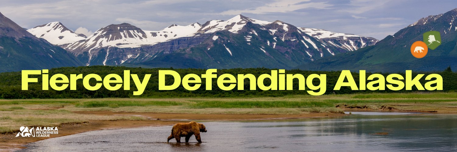 Alaska Wilderness League banner