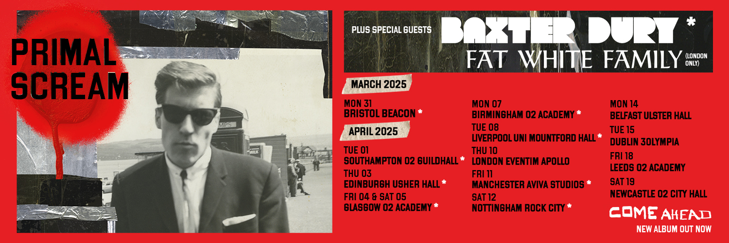 Primal Scream banner