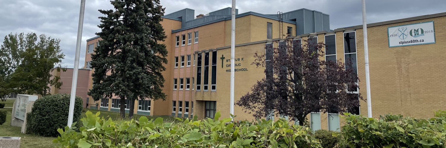 St. Pius X High School banner