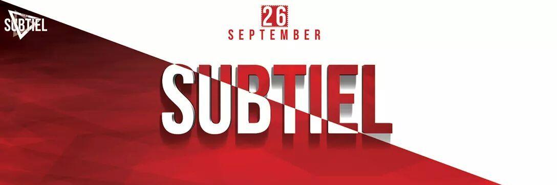 Subtiel_Events's profile banner image