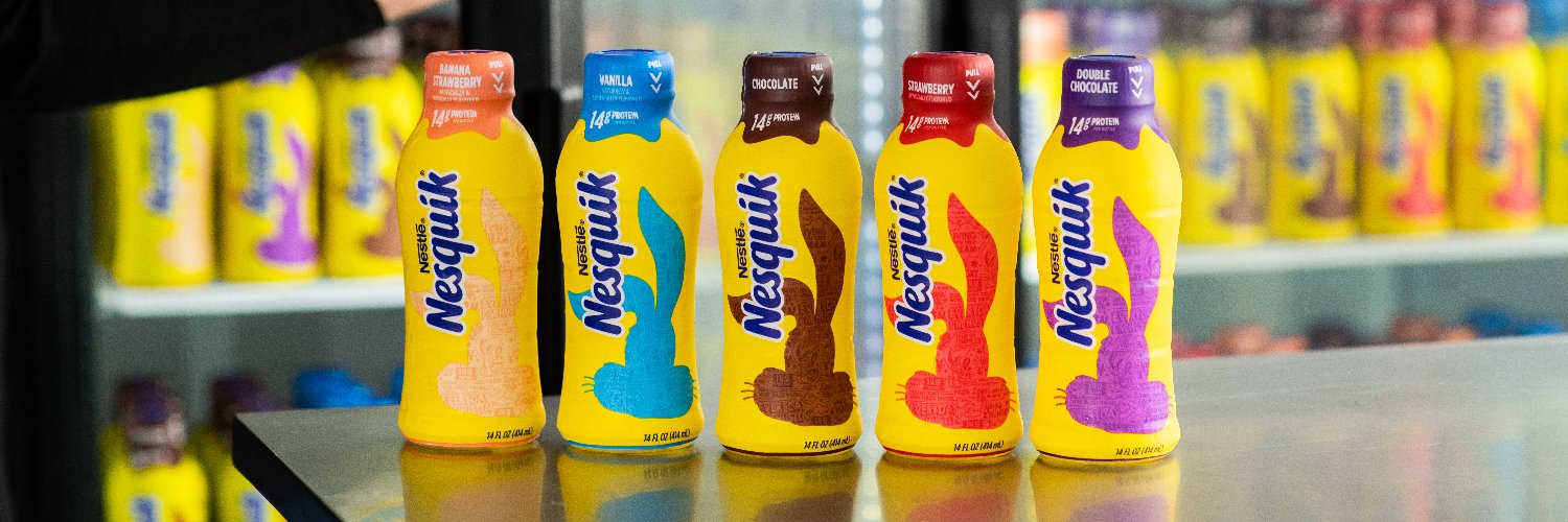 Twitter banner for @Nesquik