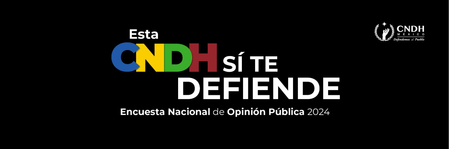 CNDH en México's banner
