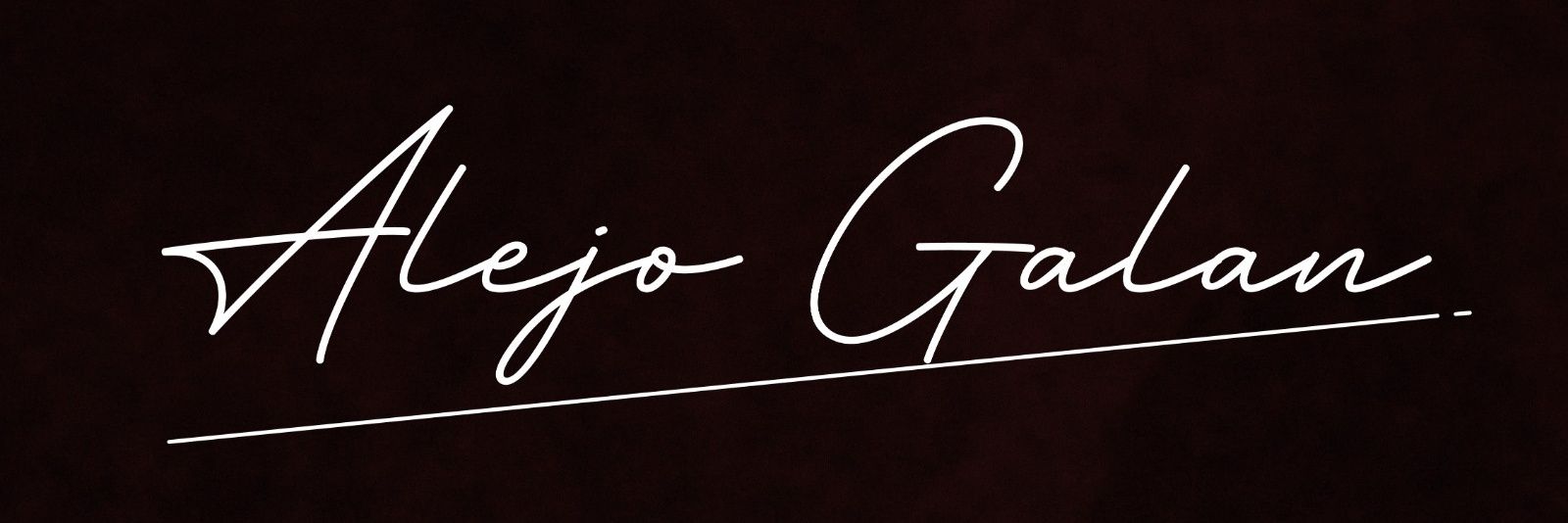 alejogalane's profile banner image