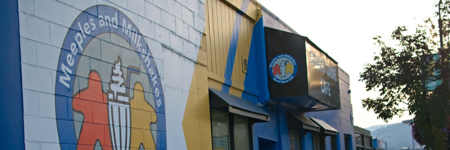 Meeples and Milkshakes Board Game Cafe banner