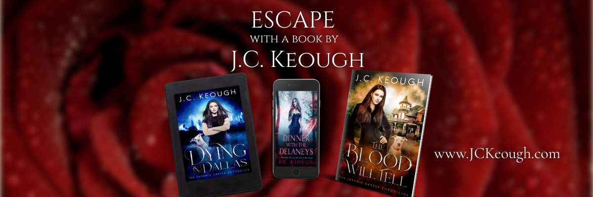 J.C. Keough, Author banner