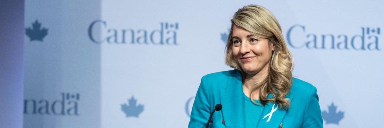 Mélanie Joly's banner